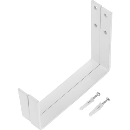 Balkonkastenhalter Stahl pulverbeschichtet Weiss 16 cm / 2 Stk.