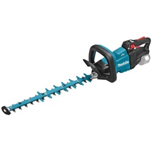Taille-haie sans fil Makita LXT DUH602Z avec longueur de coupe 600 mm, bleu/noir, sans batterie.