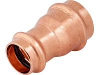 Press-Reduziermuffe Kupfer Ø 28 mm x Ø 22 mm