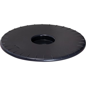 Wagner Ultraflat GH 0452 sottovaso nero, Ø 30 cm, in plastica.