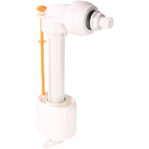 Robinet flotteur Sanitop-Wingenroth pour réservoirs, noir, pour un remplissage silencieux et rapide.