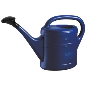 Arrosoir bleu Geli, capacité 5 l, en plastique avec poignée ergonomique.