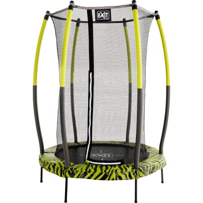 Exit Trampolin Tiggy Junior mit Sicherheitsnetz Schwarz-Grün Ø 140 cm