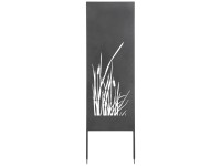 Nouvel Paravent Typha steckbar Stahl Anthrazit (HxBxT) 160 x 60 x 2 cm