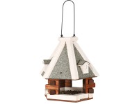 Trixie Vogelfutterhaus Natura zum Hängen Ø 36 cm x 35 cm Braun / Weiss