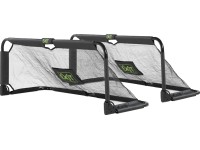Exit Panna-Fussballtor faltbar Stahl Schwarz 150 x 60 cm / 2 Stk.
