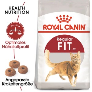 Royal Canin Fit cibo secco per gatti attivi, confezione da 10 kg.