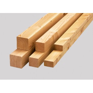 Listelli in douglas (28x45 mm, lunghezza 2 m) per la costruzione di terrazze e il design del giardino.