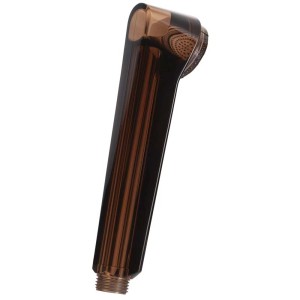 Pommeau de douche Diaqua Topas, chromé, avec boîtier marron transparent. Convient aux ensembles de douche.