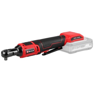 Avvitatore a cricchetto a batteria Einhell TE-RW 18/60 Li-Solo, rosso e nero, senza batteria e caricabatterie.