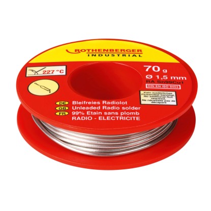 Rothenberger Industrial Radiolot bleifrei Ø 1,5 mm / 70 g