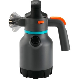 Gardena spruzzatore a pressione 1,25 l per giardino e terrazza. Spruzzatore a pompa con ugello in ottone flessibile.