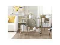 Beliani Servierwagen Kerry Metall Gold (HxBxT) 81 x 35 x 90 cm