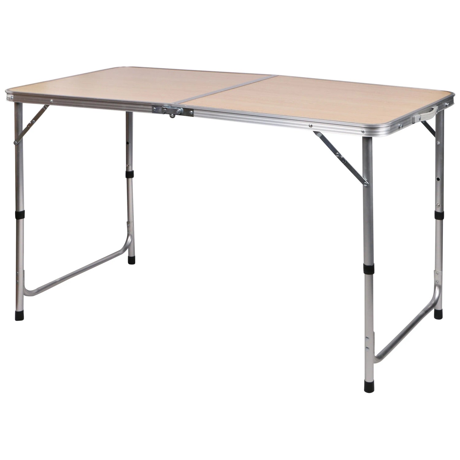 Campingtisch klappbar Aluminium Hellbraun (HxBxT) 70 x 60 x 120 cm