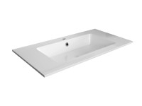 Waschtisch Mineralguss (HxBxT) 12,5 cm x 90 cm x 46 cm