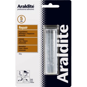 Araldite Repair pâte à réparer malléable, 50g, pour coller, remplir et réparer divers matériaux.