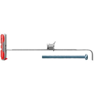 Fischer DuoTec 12 S PH K NV tassello basculante (2 pz.) con vite, per cavità e materiali da costruzione pieni.