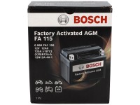 Bosch Motorradbatterie FA115 AGM 12 Ah / 125 A