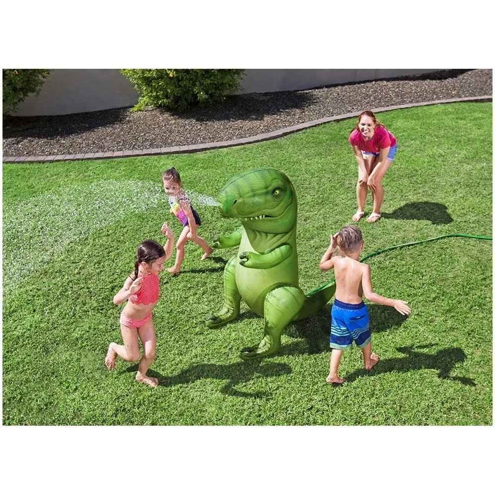 HENBRANDT 3er Set Aufblasbare Dinosaurier | Je Ca. 76 Cm Lang | Perfekt Für Garten, Pool & Kinderparty