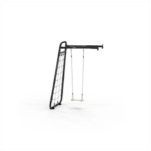 Exit Toys GetSet Monkeybar MB110 con rete da arrampicata e altalena per montaggio a parete.