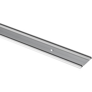 Profilo di scorrimento Hettich SlideLine 16, a due binari, in alluminio per ferramenta per porte scorrevoli.