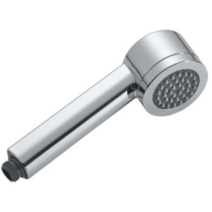 Poignée de douche Milor Aquajet Chrome, douchette en plastique chromé avec picots en silicone.