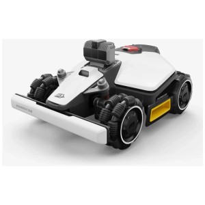Mammotion Luba mini AWD 1500 robot tagliaerba con sensore lidar, trazione integrale e rilevamento oggetti.