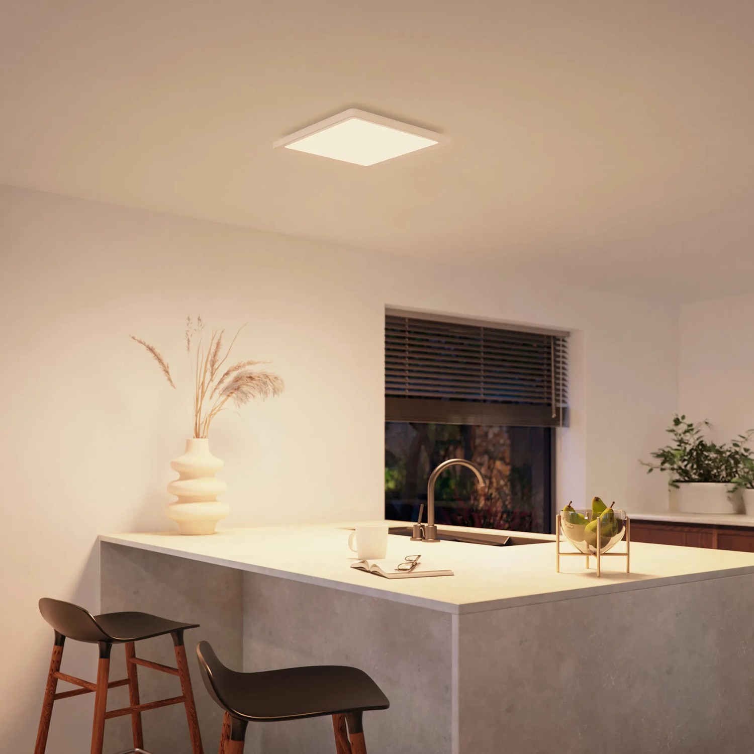 Philips Hue LED-Panel Tento White Ambiance Weiss (HxBxT) 39,5 x 39,5 x ...