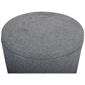 Vista dettagliata del serbatoio per acqua piovana Waterform Tubo grigio da 320 l con coperchio.