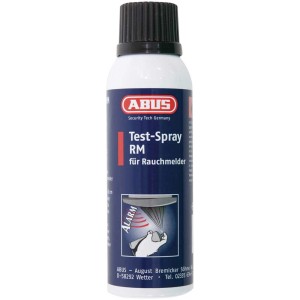 Abus Testspray RWM 125ml pour le test fonctionnel des détecteurs de fumée.