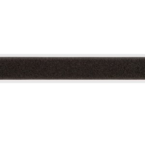 Bande auto-agrippante noire Conacord, 20 mm de large, en polyamide.