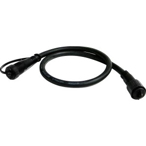 Cavo di prolunga nero da 0,5 m per sistemi di illuminazione esterna.