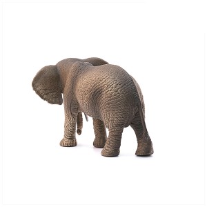 Vache éléphant d'Afrique Schleich détaillée en plastique, faisant partie du monde thématique Wild Life.