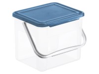 Rotho Waschmittelbehälter Basic Polypropylen Horizontblau 4,5 l