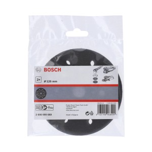 Protecteur de plateau de ponçage Bosch, Ø 125mm, 2 pièces, accessoire pour ponceuses excentriques.