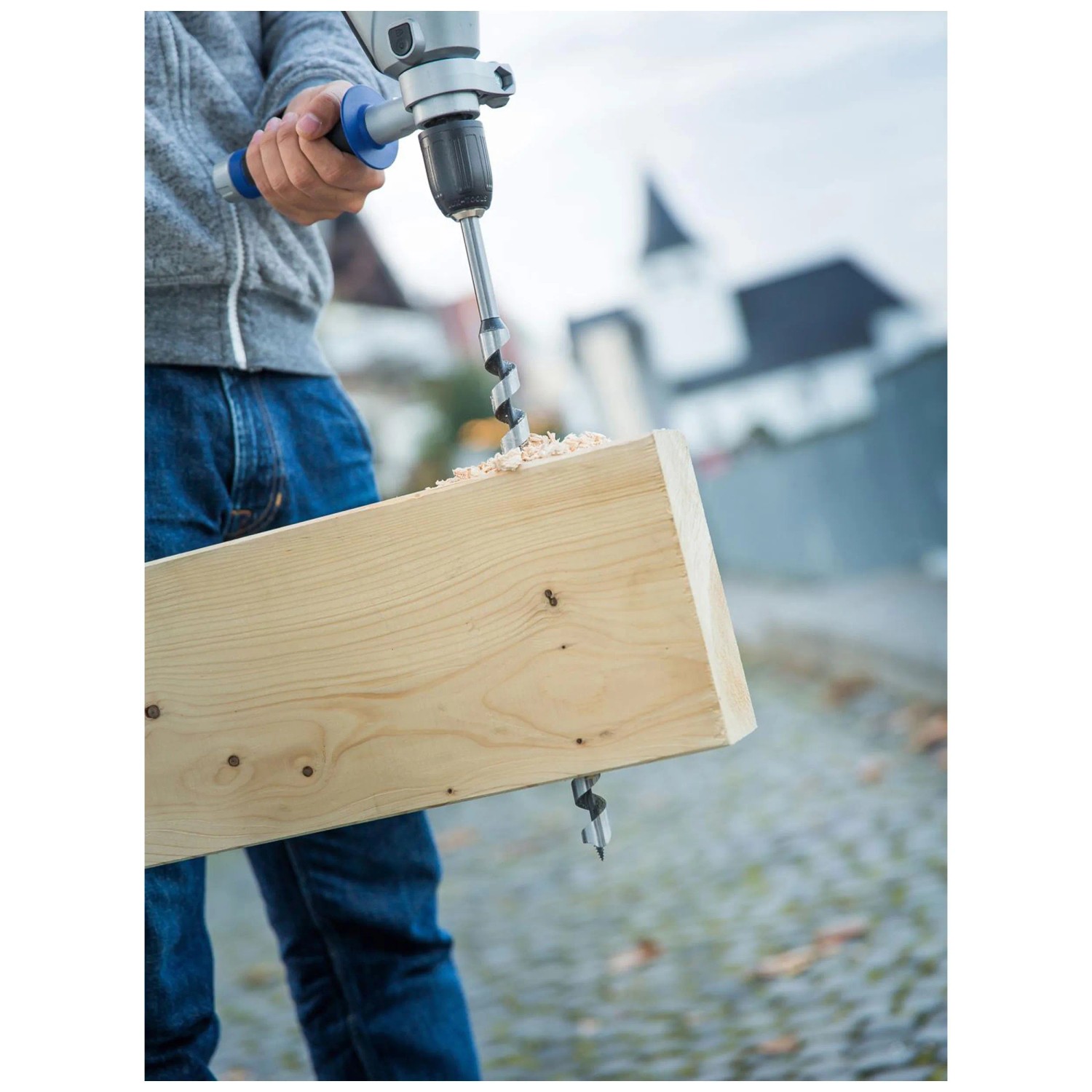 Foret à Bois Worksafe 25x235 Mm – Embout Pour Perceuse, Qualité Pro