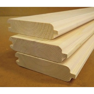 Legno per casetta da giardino: Tavole non trattate con linguetta e scanalatura, ideali per costruire una casetta da giardino in legno.