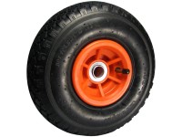 Doerner+Helmer Luftrad mit Schlauch 260x85 mm Ø 260 mm Gummi schwarz Luftrad