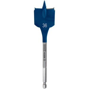 Bosch Expert Flachfräsbohrer, 36 mm Durchmesser, für schnelles Bohren in Holz.