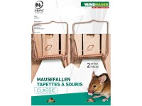 Windhager Mausefalle Classic Wood 2er-Set