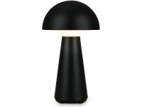 Tischleuchte Fungo Schwarz inkl. 1 x LED und Akku / 3'000 K / 2,6 W / 300 lm