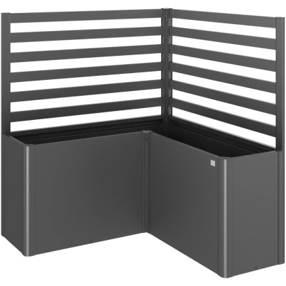 Biohort Graticcio per profilo L aiuola rialzata/fioriera L150 Gri scuro met 2 pz