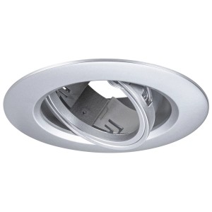 Spot encastrable Paulmann dimmable, lot de 10, chrome mat, orientable pour ampoules GU10.