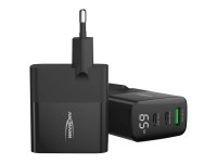 Ansmann Caricabatteria Home Charger HC365PD Nero con Display