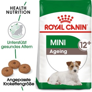 Royal Canin Mini Ageing 12+ alimento secco per cani anziani di piccola taglia in sacco da 1,5 kg.