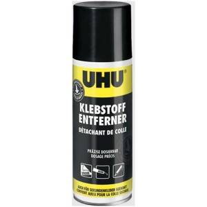UHU Spray rimuovi colla, 200 ml, per rimuovere residui di colla, inclusa la supercolla.
