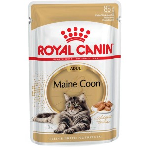 Royal Canin Maine Coon Adult cibo umido per gatti in busta da 85g.
