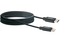 Schwaiger® Cavo di sincronizzazione e ricarica Apple Lightning Nero 2 m