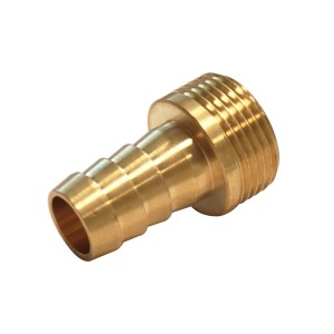Raccord de tuyau en laiton Gartec, filetage mâle 3/4 pouce, raccord de tuyau 19 mm pour systèmes d'eau froide.