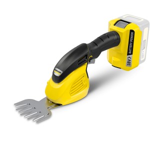 Cisailles à gazon et arbustes sans fil Kärcher GSH 18-20 Battery, jaune/noir. Pour une coupe précise du gazon et des arbustes.
